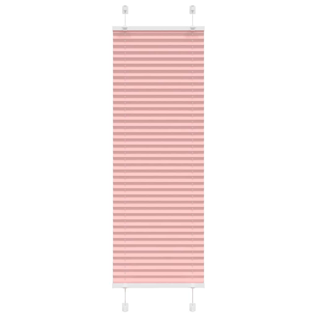 Plissé rolgordijn 40x150 cm stofbreedte 39,4 cm polyester roze