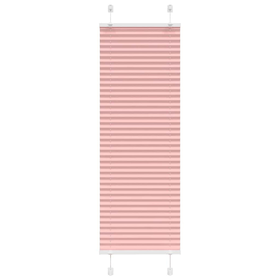 Plissé rolgordijn 40x150 cm stofbreedte 39,4 cm polyester roze