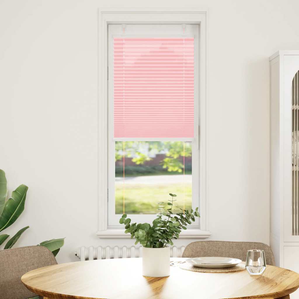 Plissé rolgordijn 40x150 cm stofbreedte 39,4 cm polyester roze