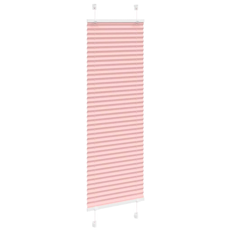 Plissé rolgordijn 40x150 cm stofbreedte 39,4 cm polyester roze