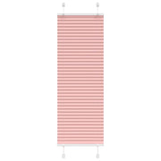 Pleated blind 45x150 cm fabric width 44.4 cm polyester pink