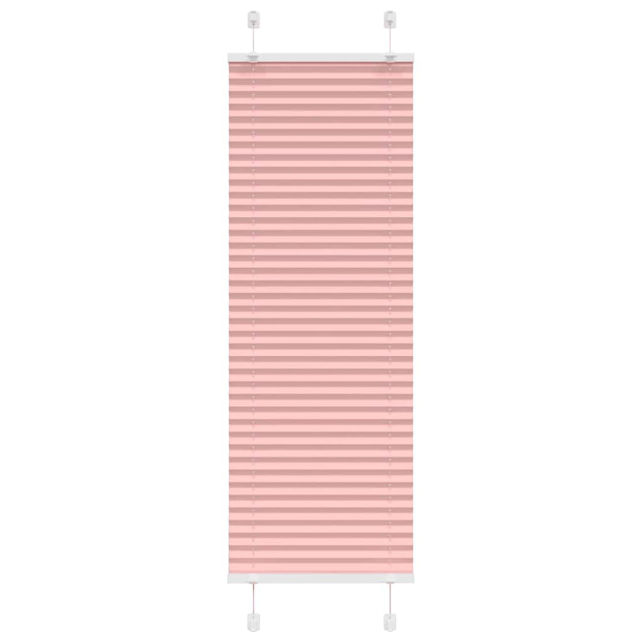 Plissé rolgordijn 45x150 cm stofbreedte 44,4 cm polyester roze