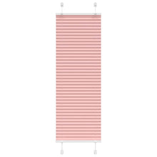 Plissé rolgordijn 50x150 cm stofbreedte 49,4 cm polyester roze