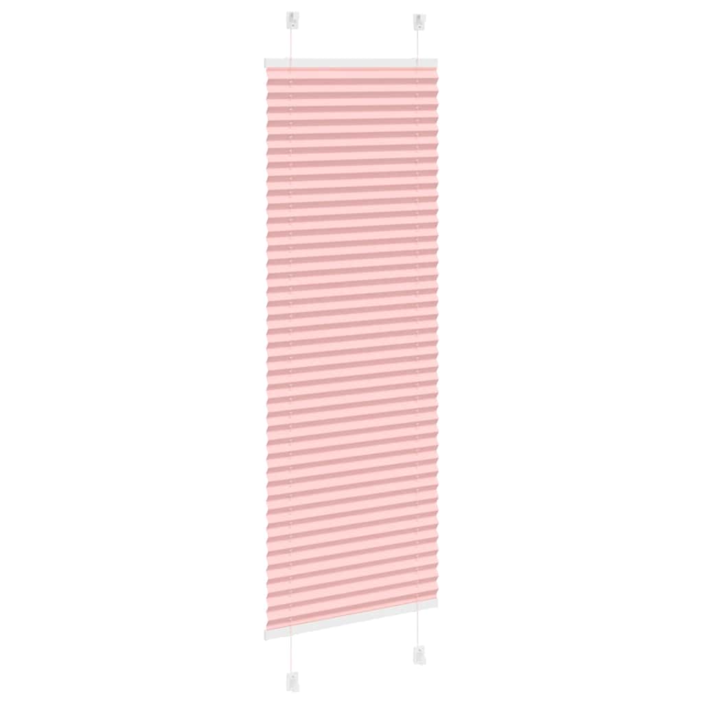 Plissé rolgordijn 50x150 cm stofbreedte 49,4 cm polyester roze