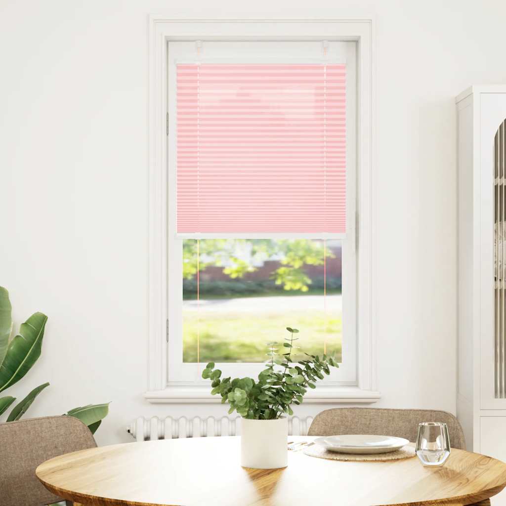 Plissé rolgordijn 55x150 cm stofbreedte 54,4 cm polyester roze