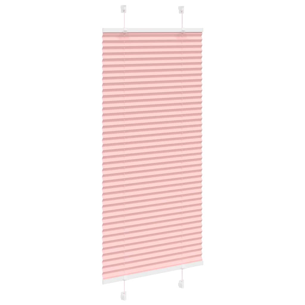 Plissé rolgordijn 55x150 cm stofbreedte 54,4 cm polyester roze