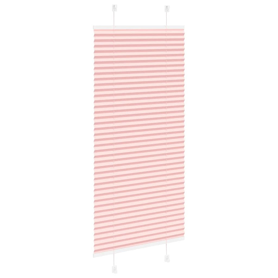 Plissé rolgordijn 55x150 cm stofbreedte 54,4 cm polyester roze