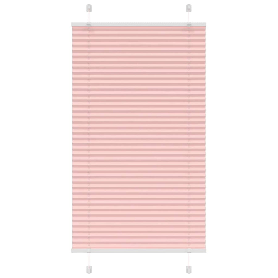 Plissé rolgordijn 75x150 cm stofbreedte 74,4 cm polyester roze
