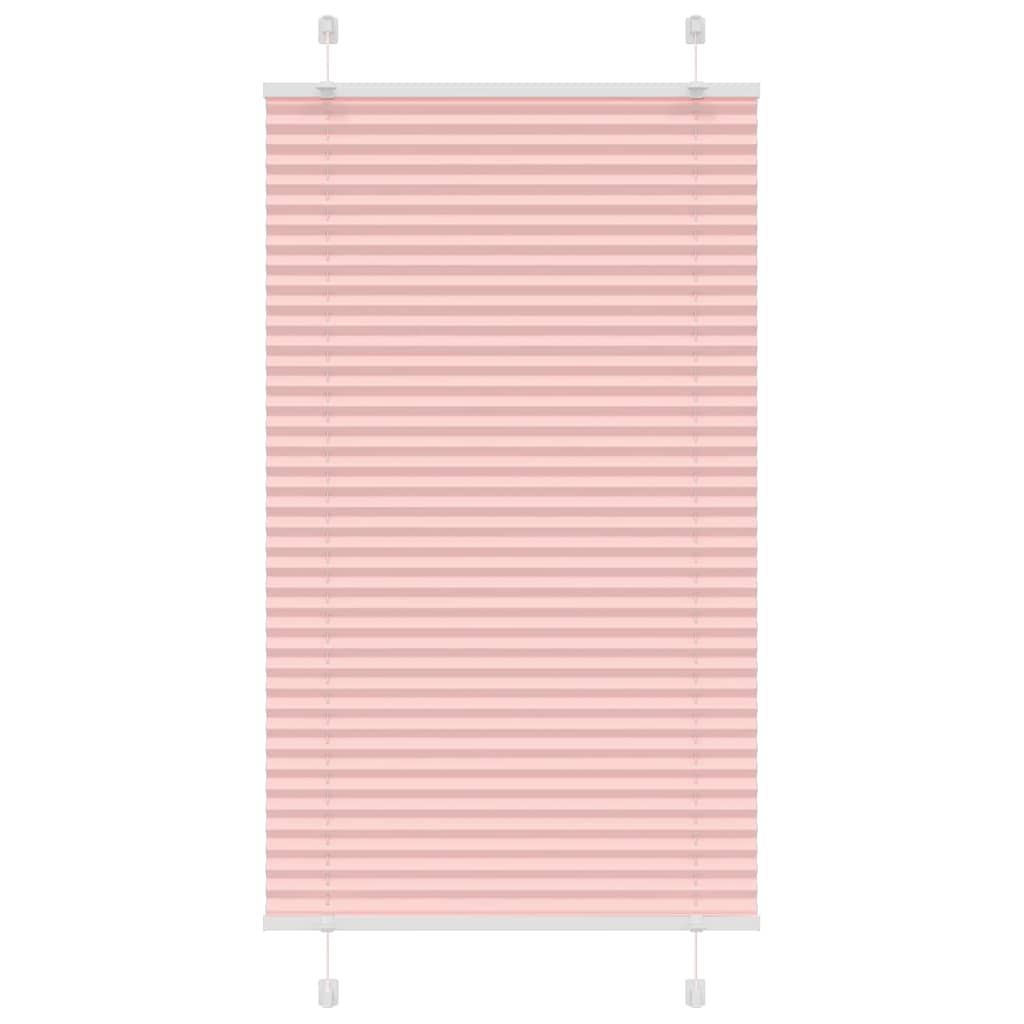 Plissé rolgordijn 80x150 cm stofbreedte 79,4 cm polyester roze