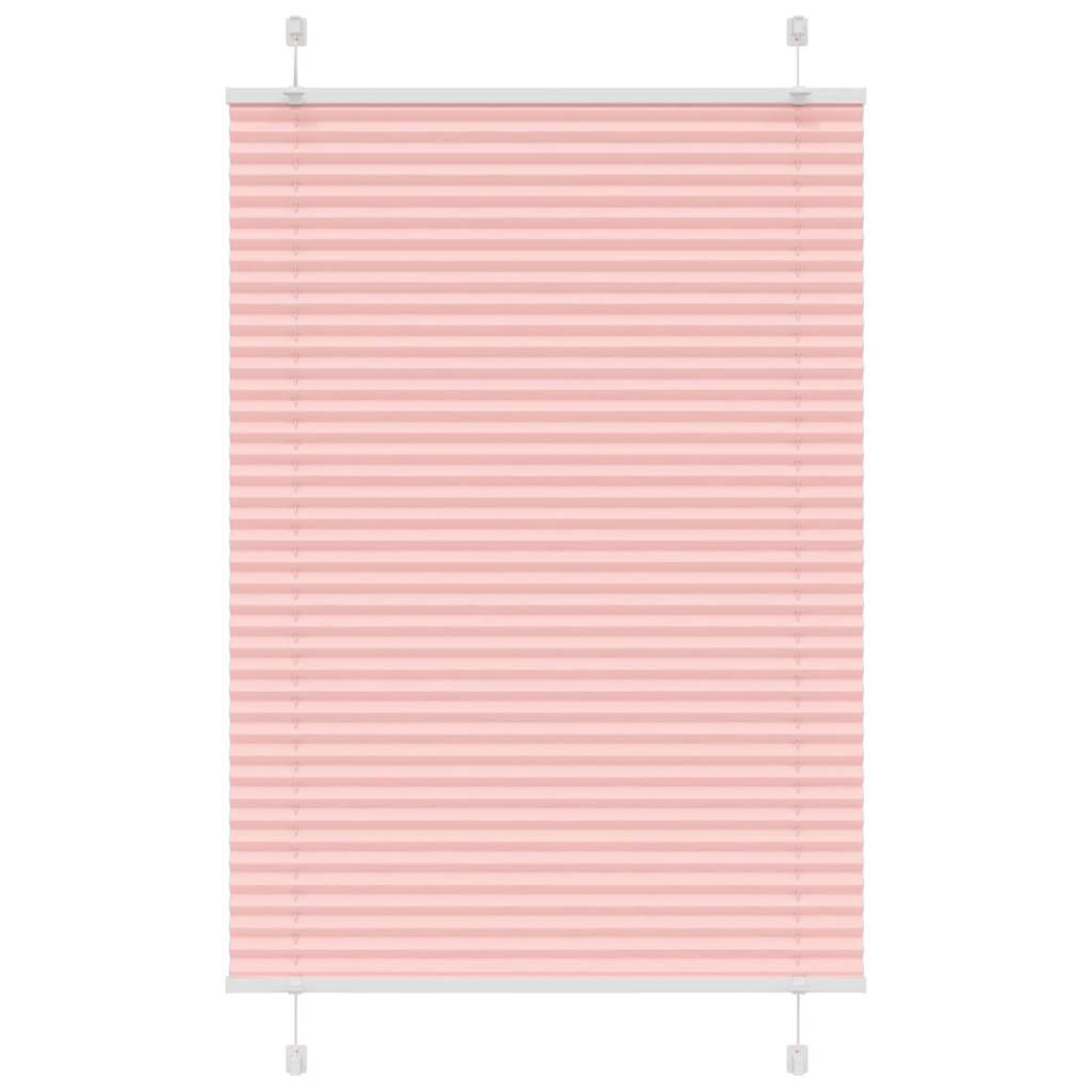 Plissé rolgordijn 85x150 cm stofbreedte 84,4 cm polyester roze