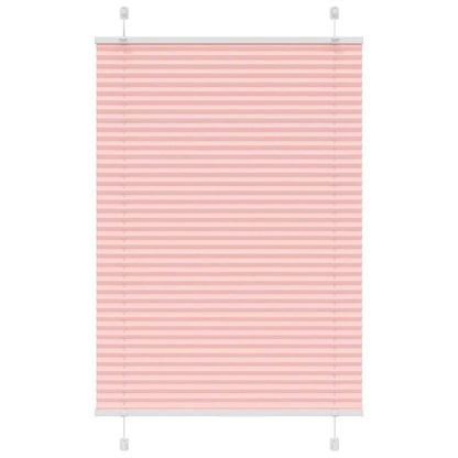 Plissé rolgordijn 85x150 cm stofbreedte 84,4 cm polyester roze