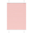 Plissé rolgordijn 90 cm breed polyester roze
