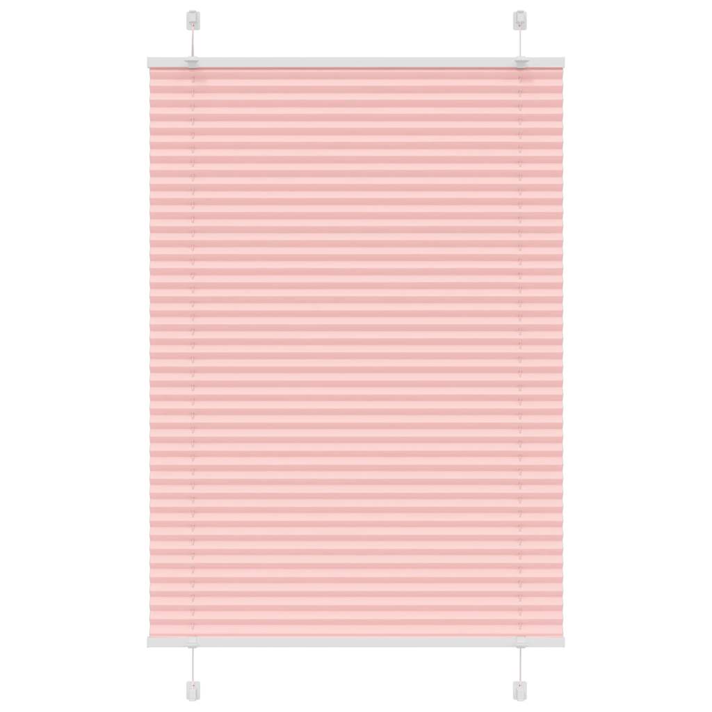 Plissé rolgordijn 90x150 cm stofbreedte 89,4 cm polyester roze