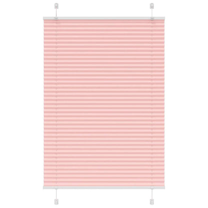 Plissé rolgordijn 90x150 cm stofbreedte 89,4 cm polyester roze