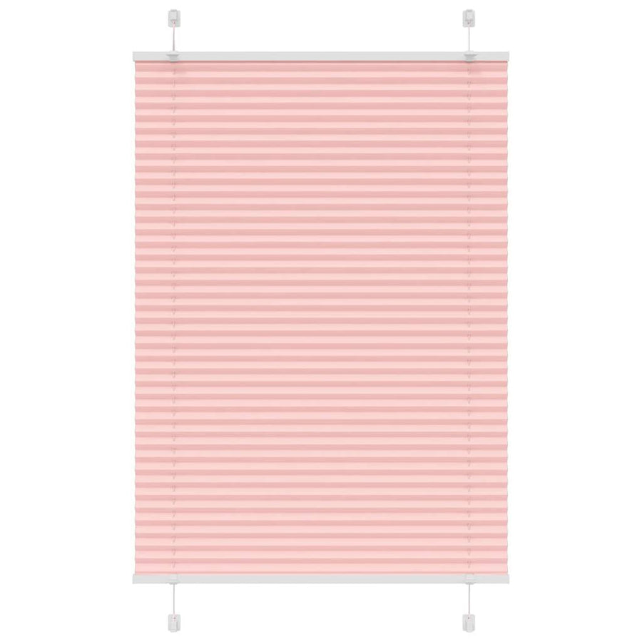 Plissé rolgordijn 90x150 cm stofbreedte 89,4 cm polyester roze