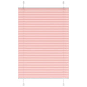 Pleated roller blind 95x150 cm fabric width 94.4 cm polyester pink