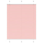 Plissé rolgordijn 105x150 cm roze polyester