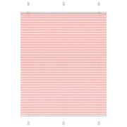 Pleated roller blind 105x150cm fabric width 104.4cm polyester pink