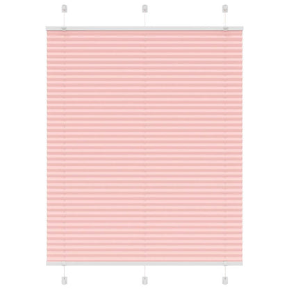 Plissé rolgordijn 105x150cm stofbreedte 104,4cm polyester roze