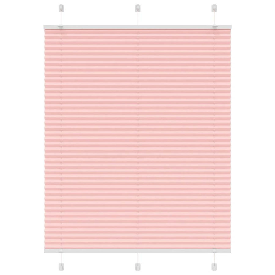 Plissé rolgordijn 105x150cm stofbreedte 104,4cm polyester roze