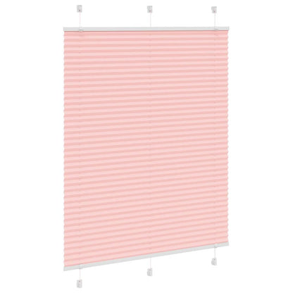 Plissé rolgordijn 105x150cm stofbreedte 104,4cm polyester roze