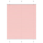 Plissé rolgordijn 110x150 cm roze polyester