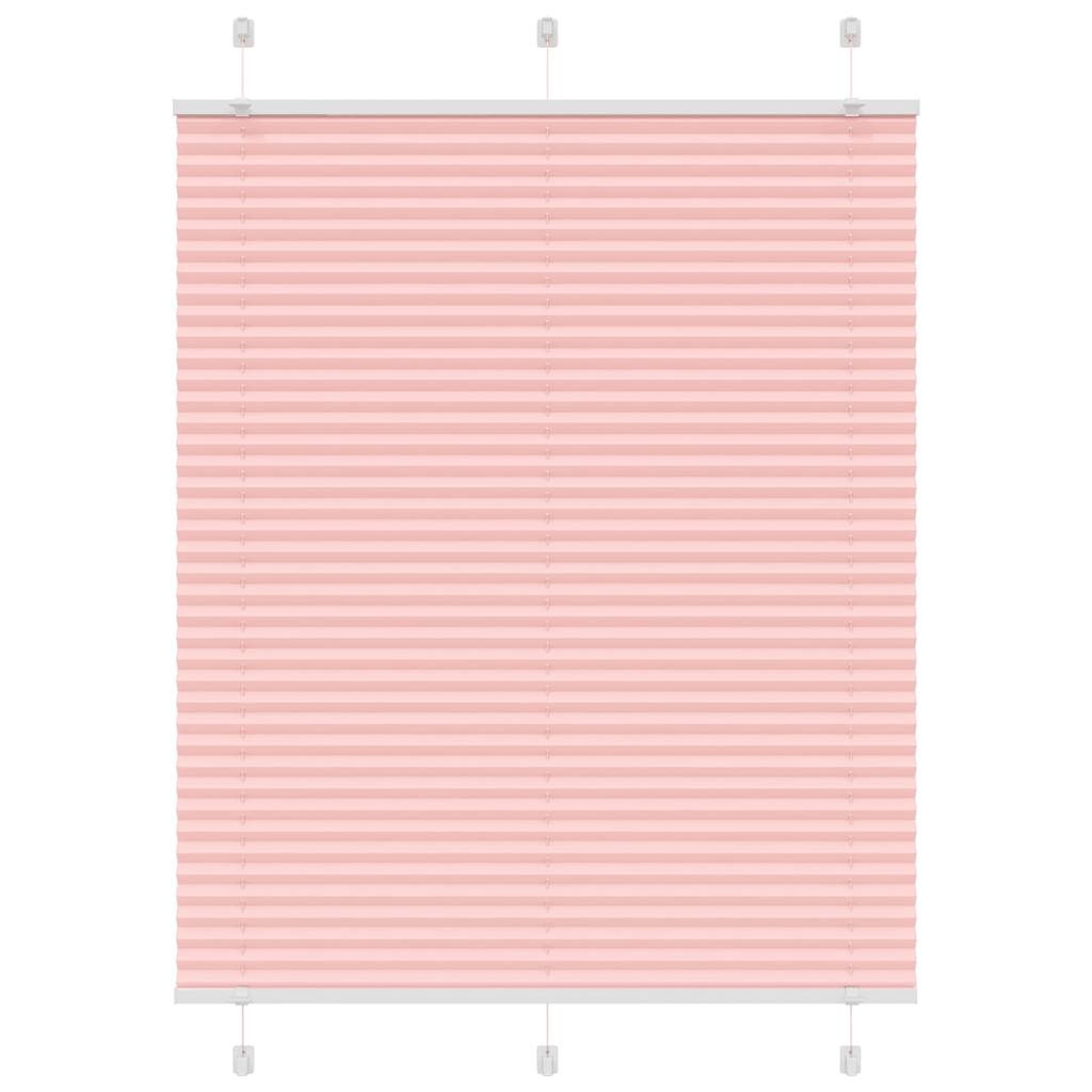 Plissé rolgordijn 110x150cm stofbreedte 109,4cm polyester roze