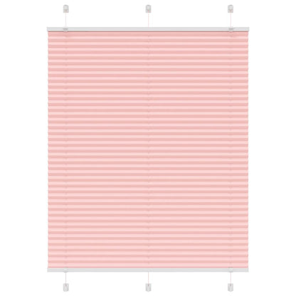 Plissé rolgordijn 110x150cm stofbreedte 109,4cm polyester roze