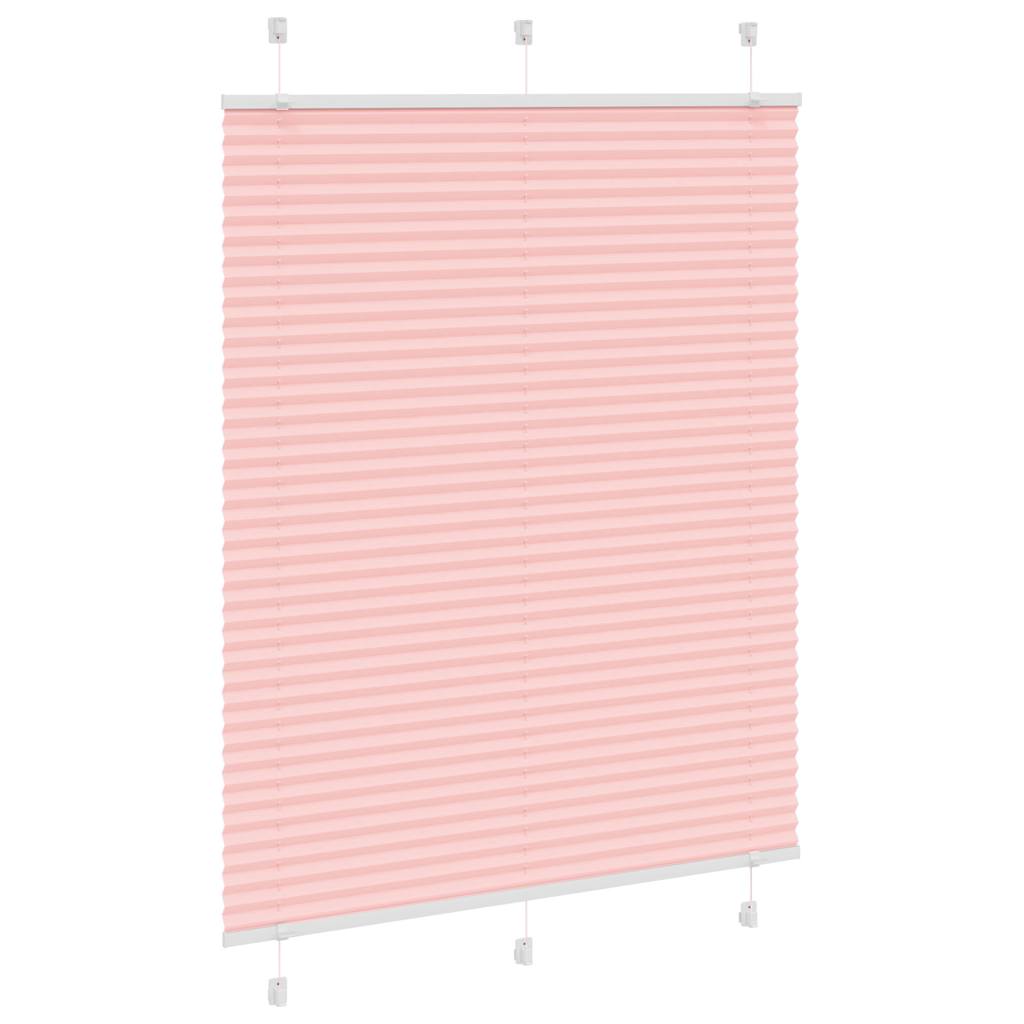 Plissé rolgordijn 110x150cm stofbreedte 109,4cm polyester roze