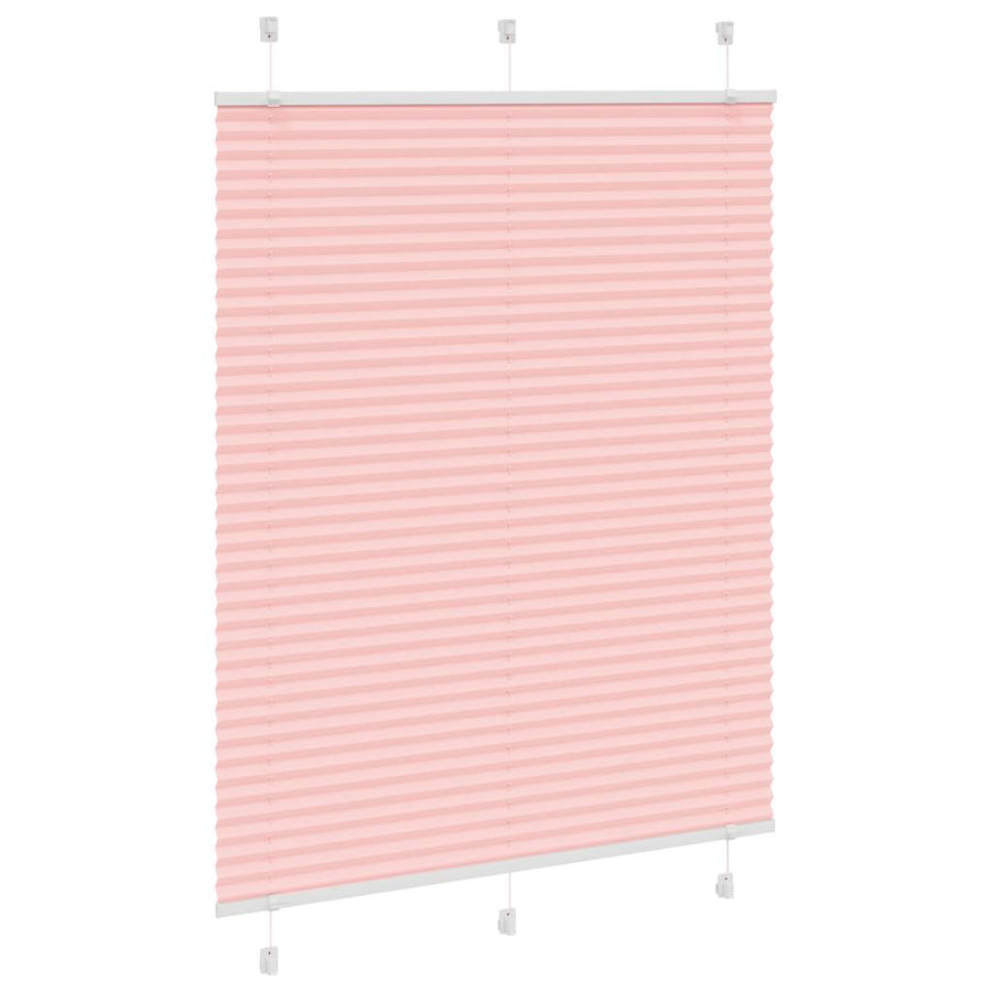 Plissé rolgordijn 110x150cm stofbreedte 109,4cm polyester roze