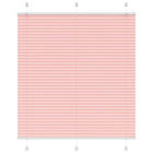 Pleated blind 120x150cm fabric width 119.4cm polyester pink