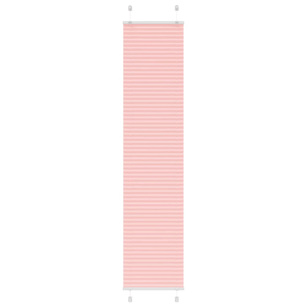 Plissé rolgordijn 40x200 cm stofbreedte 39,4 cm polyester roze