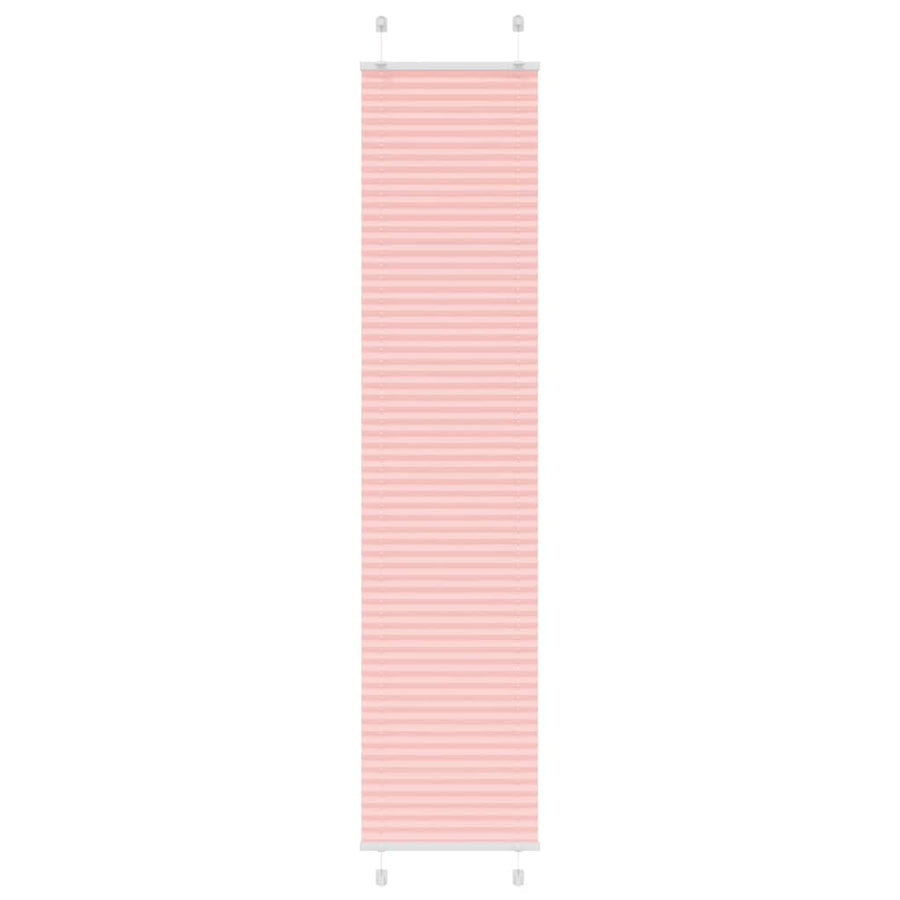 Plissé rolgordijn 40x200 cm stofbreedte 39,4 cm polyester roze