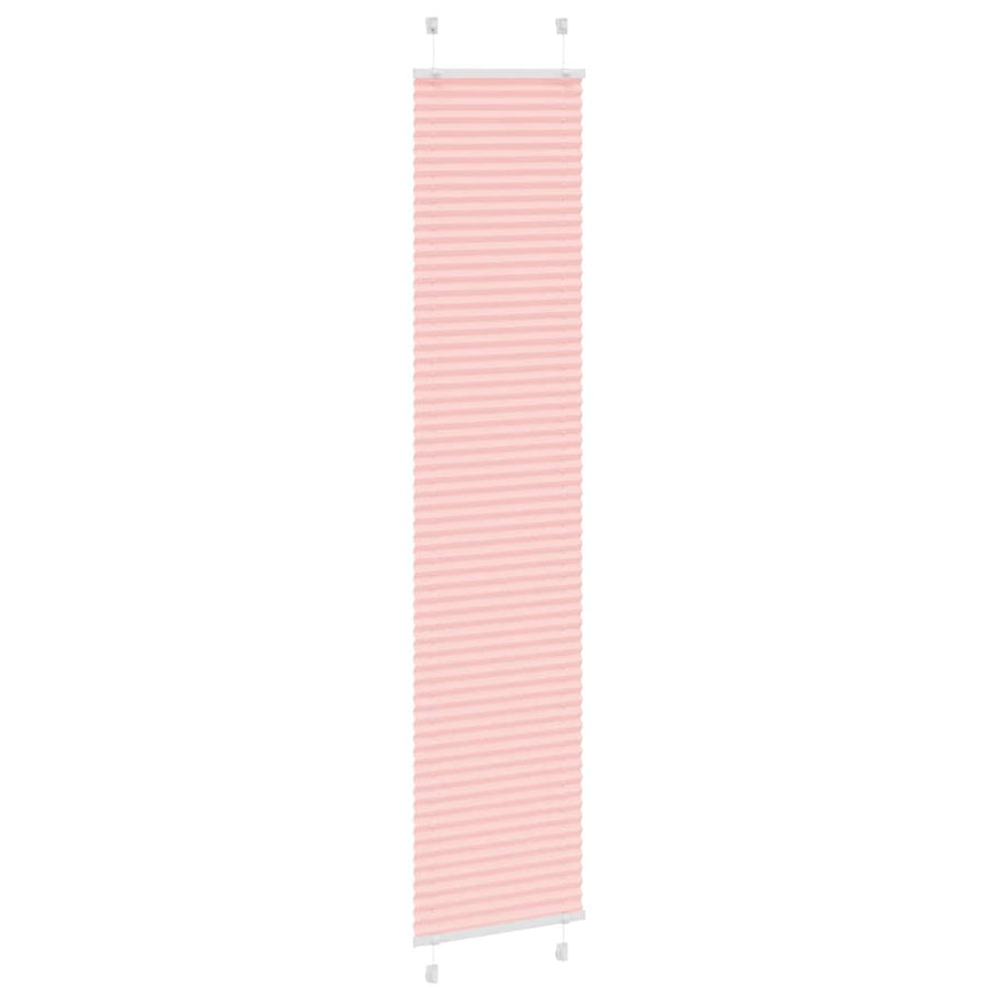 Plissé rolgordijn 40x200 cm stofbreedte 39,4 cm polyester roze