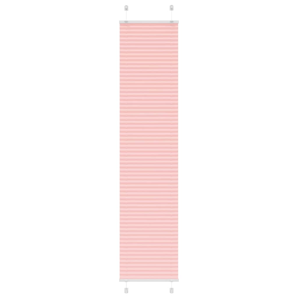 Plissé rolgordijn 45x200 cm stofbreedte 44,4 cm polyester roze
