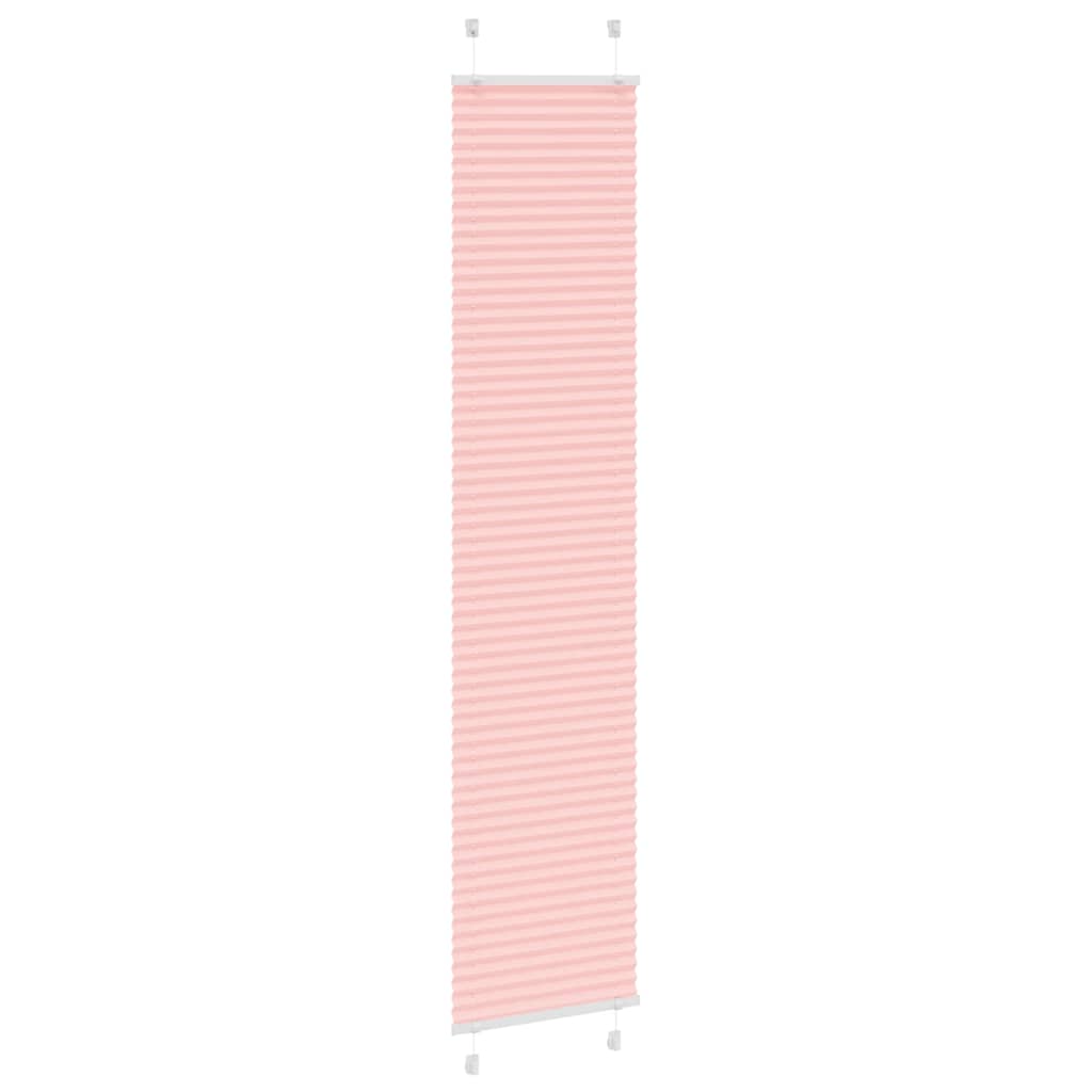 Plissé rolgordijn 45x200 cm stofbreedte 44,4 cm polyester roze