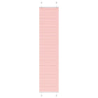 Pleated roller blind 50x200 cm fabric width 49.4 cm polyester pink