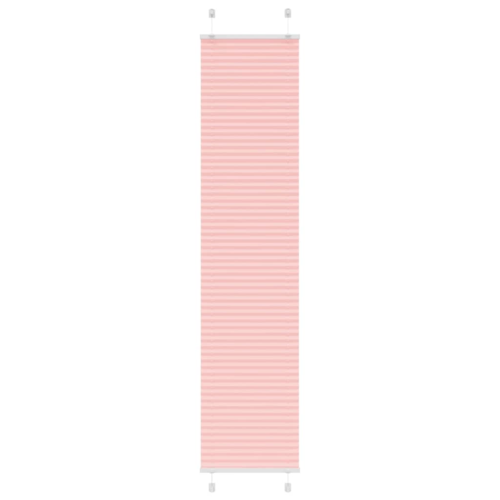 Plissé rolgordijn 50x200 cm stofbreedte 49,4 cm polyester roze