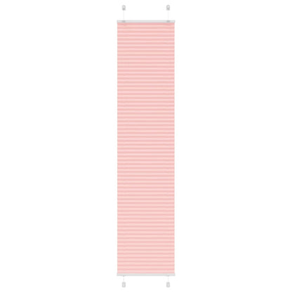 Plissé rolgordijn 50x200 cm stofbreedte 49,4 cm polyester roze