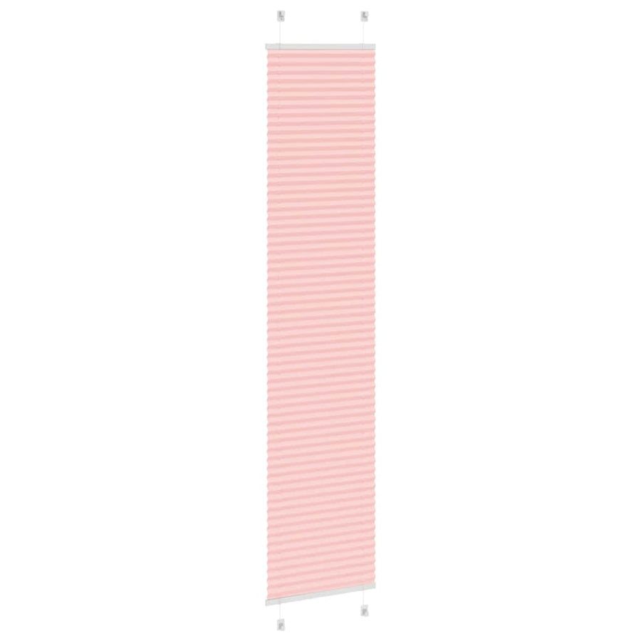 Plissé rolgordijn 50x200 cm stofbreedte 49,4 cm polyester roze