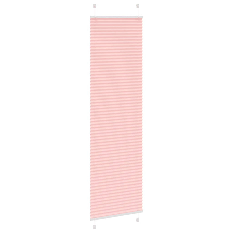 Plissé rolgordijn 55x200 cm stofbreedte 54,4 cm polyester roze