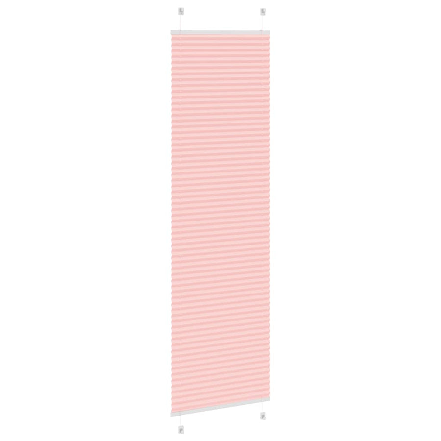 Plissé rolgordijn 55x200 cm stofbreedte 54,4 cm polyester roze