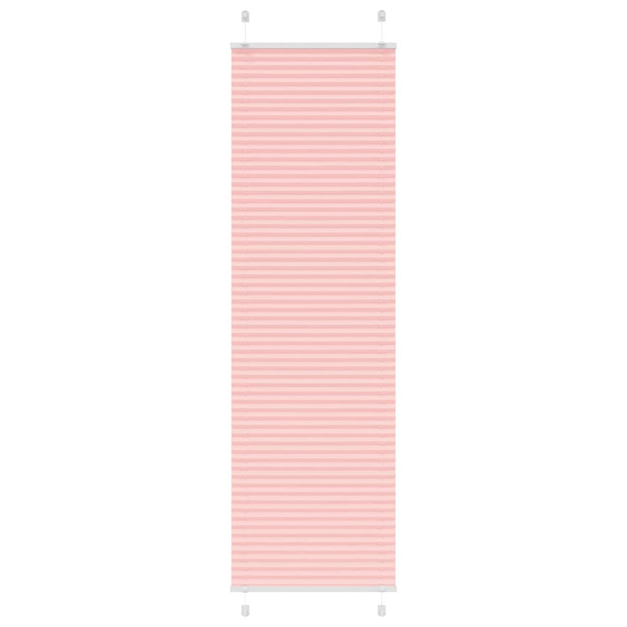 Plissé rolgordijn 60x200 cm stofbreedte 59,4 cm polyester roze