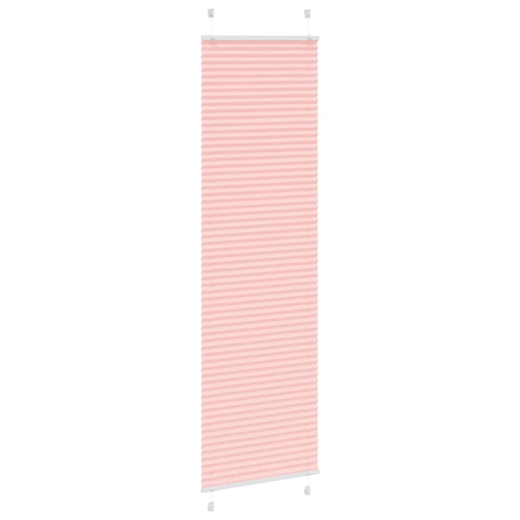 Plissé rolgordijn 60x200 cm stofbreedte 59,4 cm polyester roze