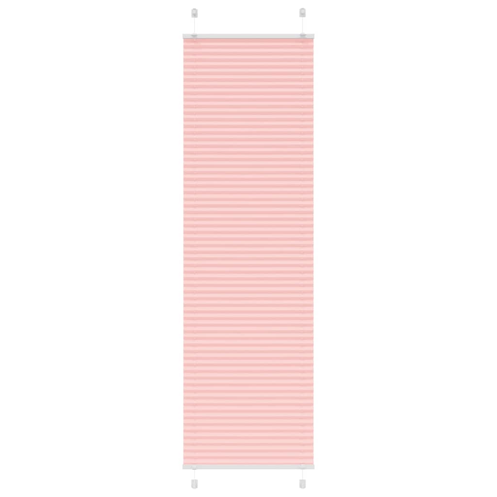 Plissé rolgordijn 65x200 cm stofbreedte 64,4 cm polyester roze