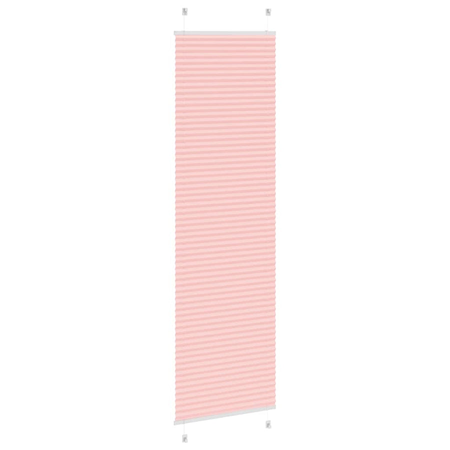 Plissé rolgordijn 65x200 cm stofbreedte 64,4 cm polyester roze
