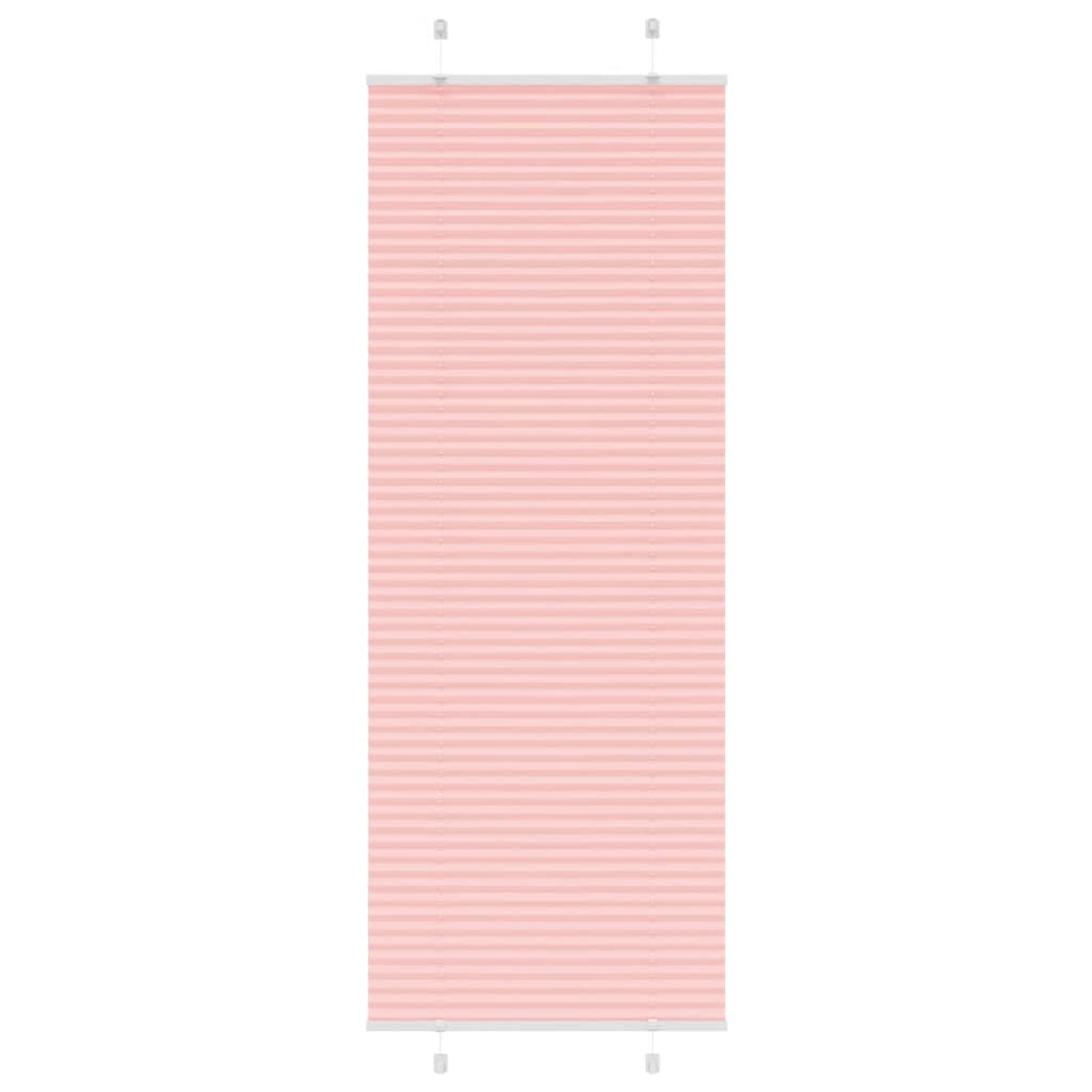 Plissé rolgordijn 70x200 cm stofbreedte 69,4 cm polyester roze