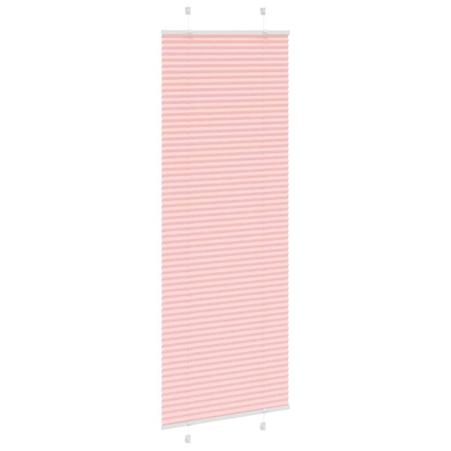 Plissé rolgordijn 70x200 cm stofbreedte 69,4 cm polyester roze