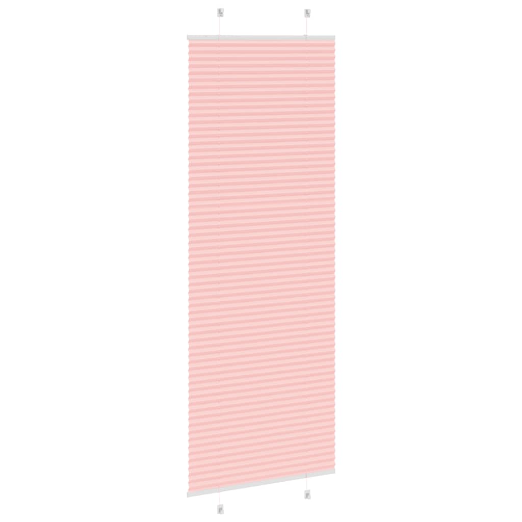 Plissé rolgordijn 70x200 cm stofbreedte 69,4 cm polyester roze