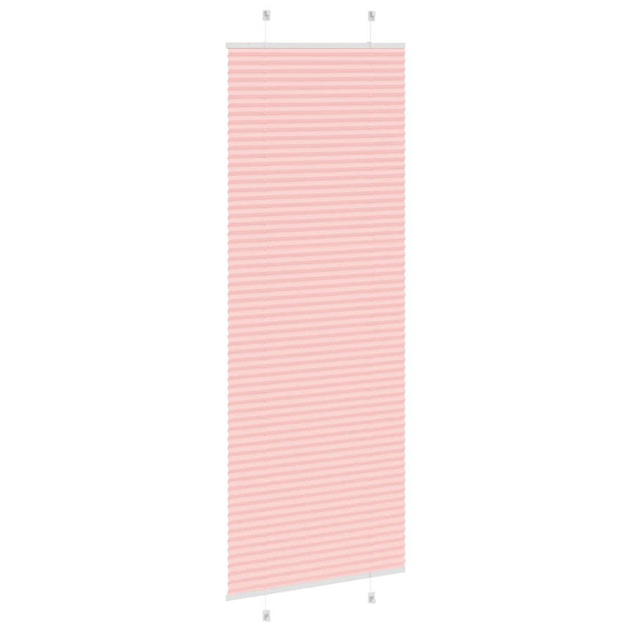 Plissé rolgordijn 70x200 cm stofbreedte 69,4 cm polyester roze
